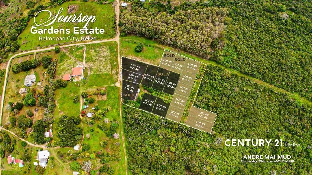 Soursop Gardens Estate – fruit bearing lots in the heart of Belmopan