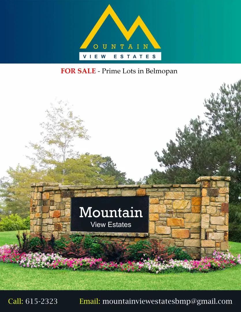 Residential Lots in Mountain View Estates